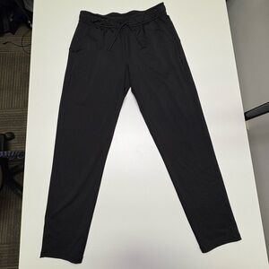 Ivivva Girls 12 Black Jogging Pants With Pockets Drawstring